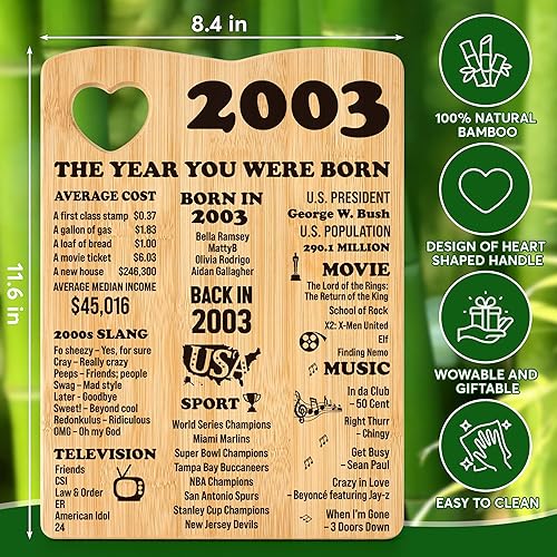 Miniatura 5 de BackURyear Regalos de cumpleaños n 80 para mujeres y hombres decoración de fiesta de cumpleaños regalos de cumpleaños de 80 años regalos de tabla de