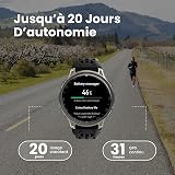 Amazfit Cheetah 2 Pro 48mm Montre Connectée GPS Running, Écran AMOLED 1,32", Verre Saphir, Boîtier Titane, 32 Go Stockage, Jusqu’à 20 Jours Batterie, NFC, Lampe Torche, Cartes Hors Ligne, 170+ Sports - 2