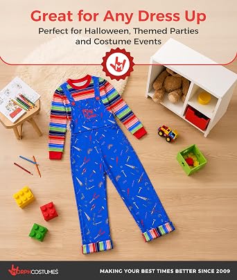 Morph, Killer Doll Costume Men, Halloween Costumes for Men