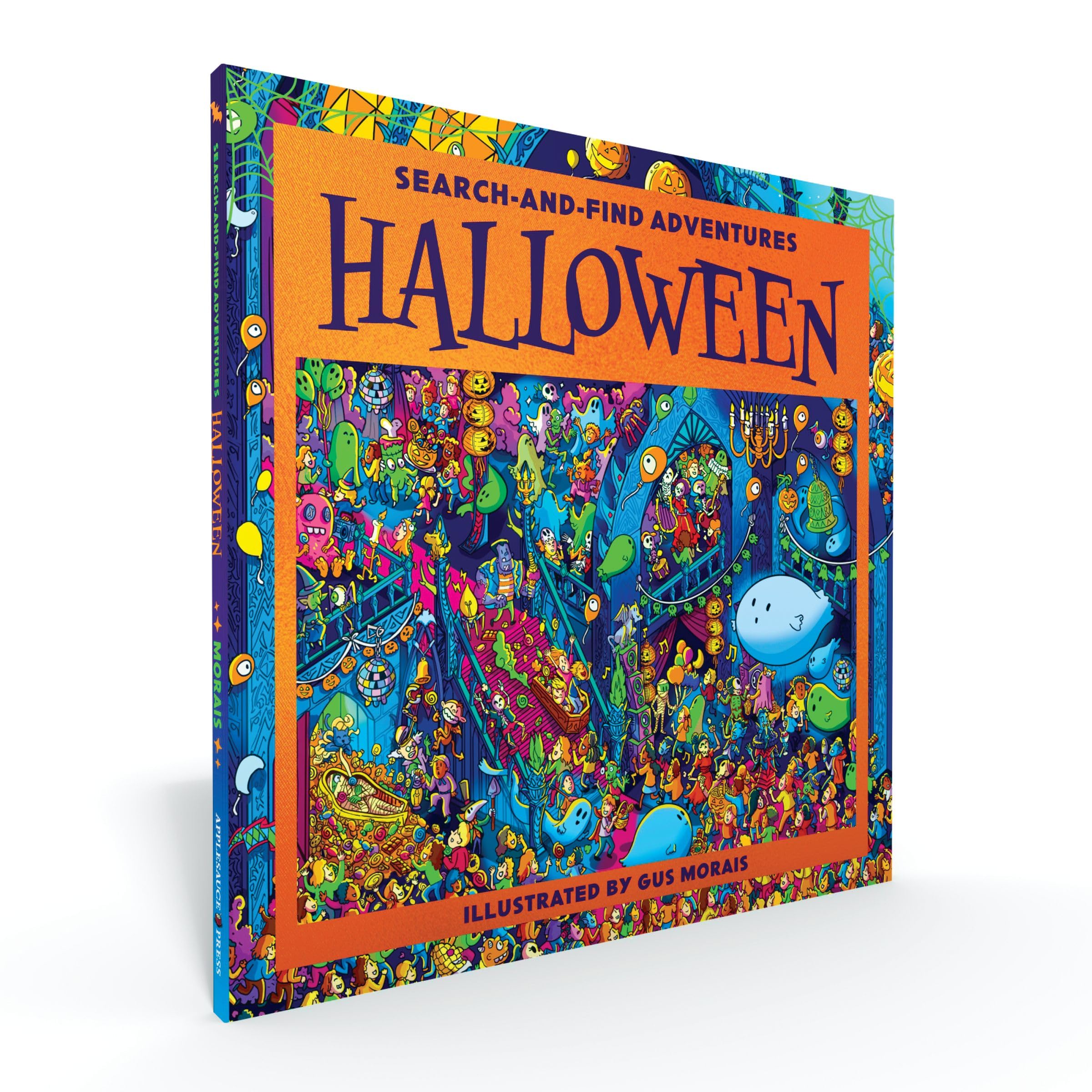 Applesauce Press Hardcover book Search-And-Find Kids: Halloween — A Hunt Full Of Tricks And Treats