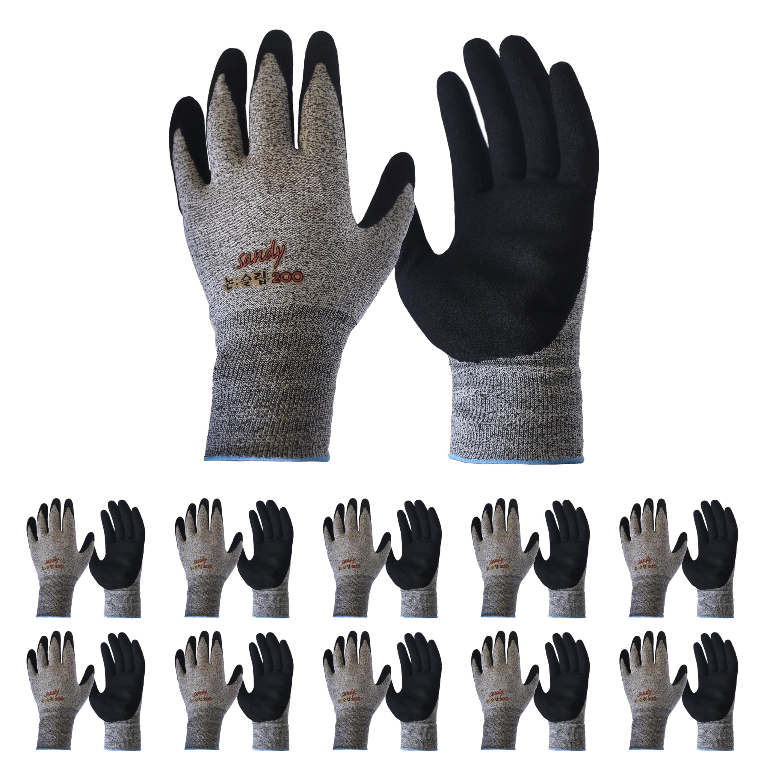 CustomGrips U50 Safety Work Gloves, Superior Grip and Liquid Protection Variation