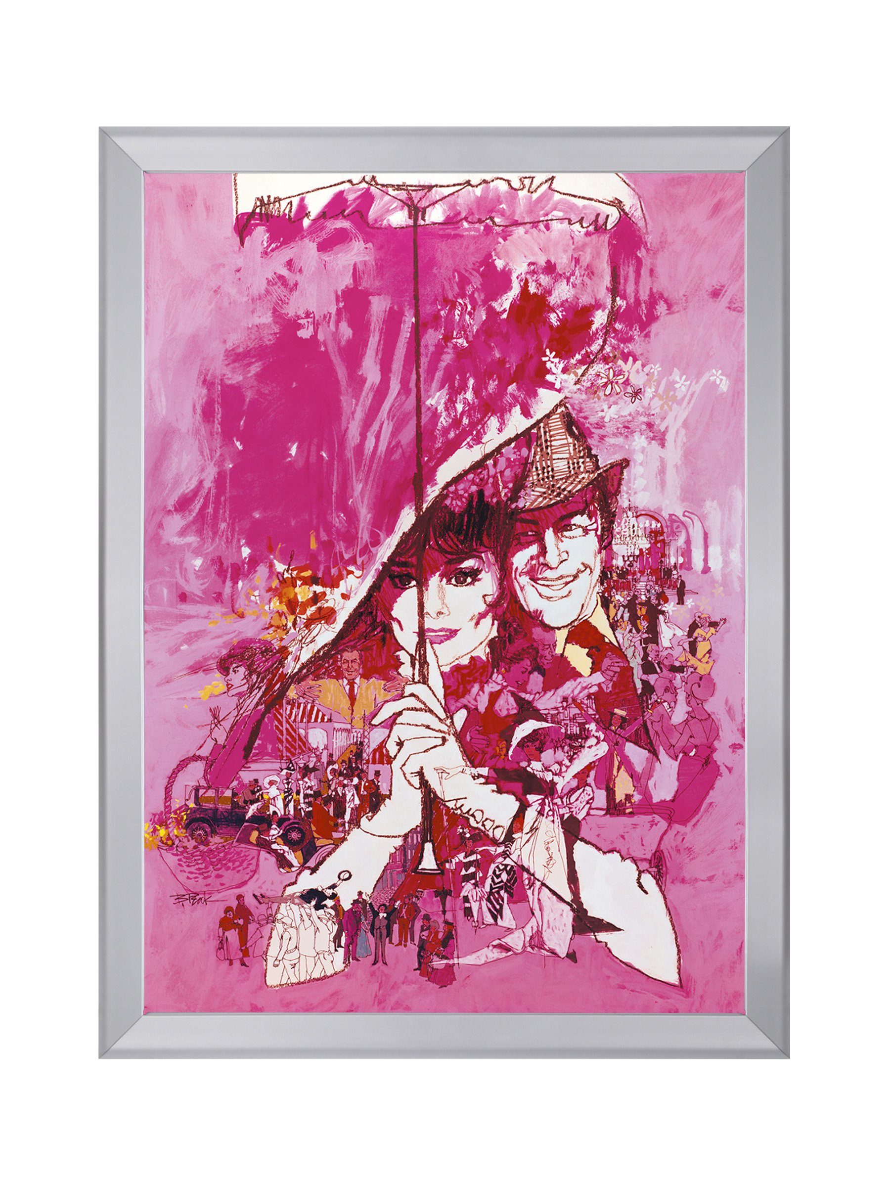 A1 Snap Frame Silver, 32mm Aluminum Profile, Front Loading Quick Poster Change, Wall Mounted, A1 Snap Frames