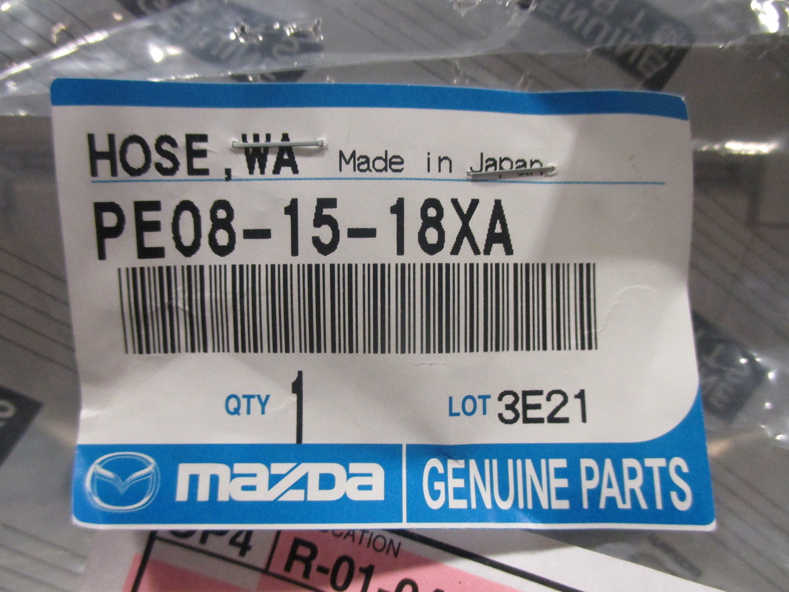 Mazda 3 2012-2013 New OEM Driver side radiator hose PE08-15-18XA
