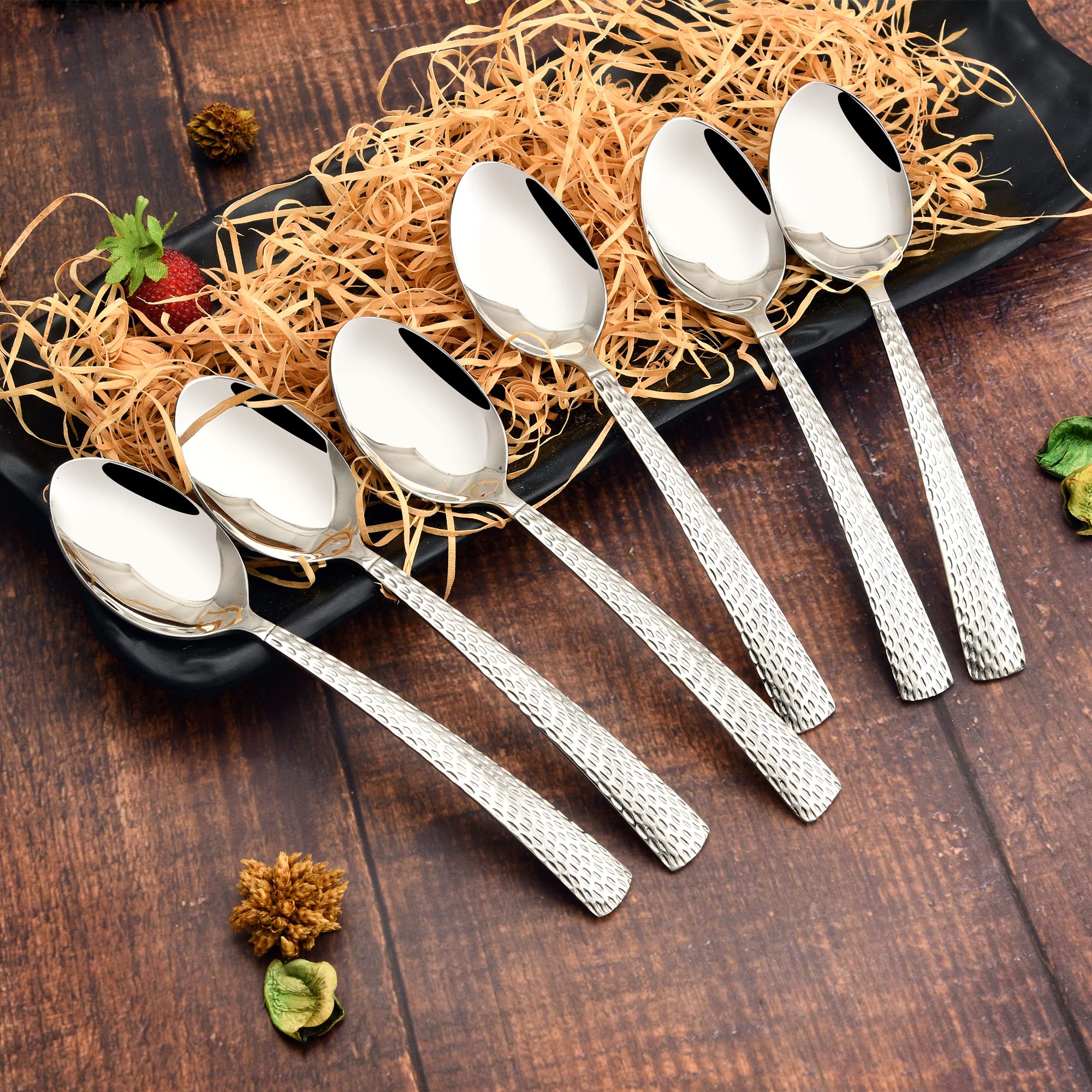 FNS Madrid Stainless Steel Spoon Set - 6 Piece -5