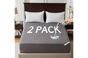 2 Pack Premium Waterproof Mattress Protector, Twin XL Size