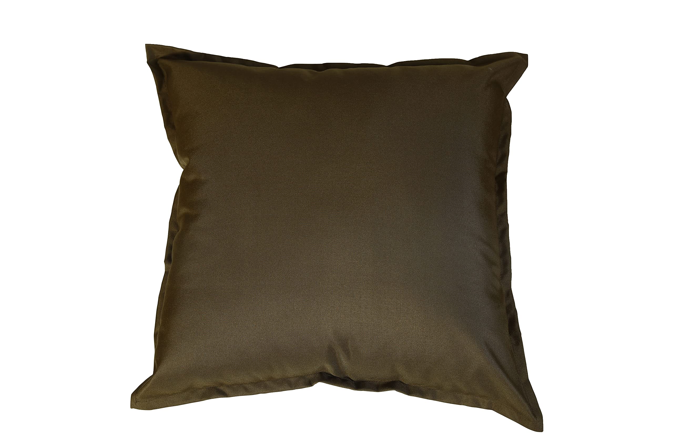 AmigoZone Outdoor Waterproof Garden Furniture Decorative Cushion Covers for Sofa Chair Couch Bedroom (Brown, 18" x 18")