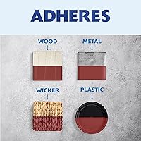 Vista 86 de Rust-Oleum Painter's Touch 1979502 - Pintura de látex, color negro brillante, 1 cuarto de galón