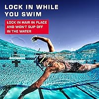 Vista 5 de TYR Lycra Fiber Swim Cap, Streamlined Swimming Cap for Warm Waters