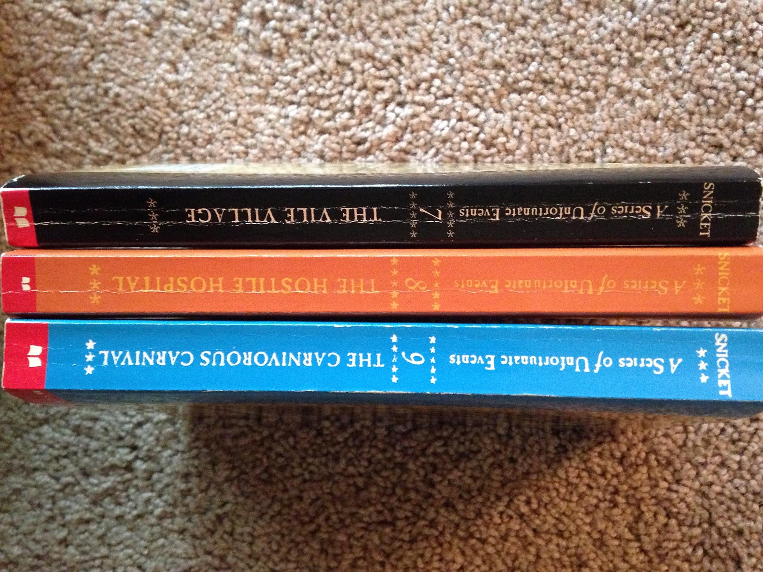 The Dilemma Deepens: A Box of Unfortunate Events, Books 7-9 (The Vile Village; The Hostile Hospital; The Carnivorous Carnival) - Image 6