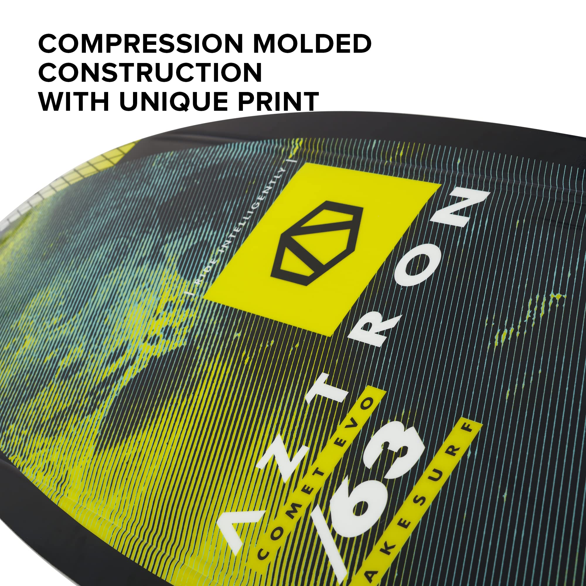 AZTRON Comet Evo WAKESURF Mixte Adulte Noir/Jaune 160 x 52 x 2