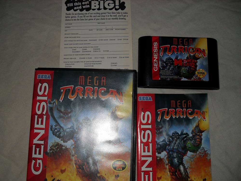 Amazon.com: Mega Turrican - Sega Genesis : Video Games
