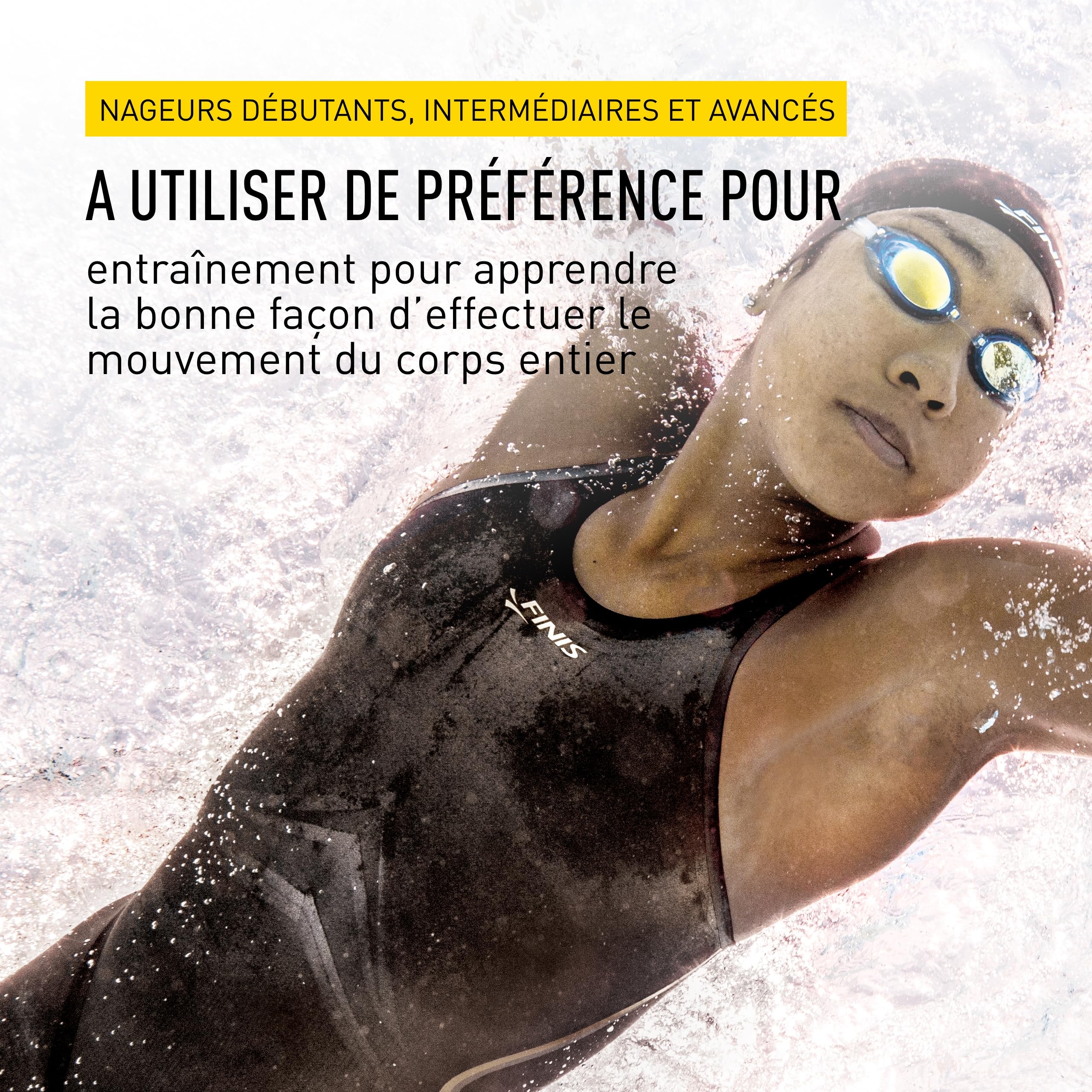 Finis Monopalme Foil, Renforce la Ceinture Abdominale et Les Jambes