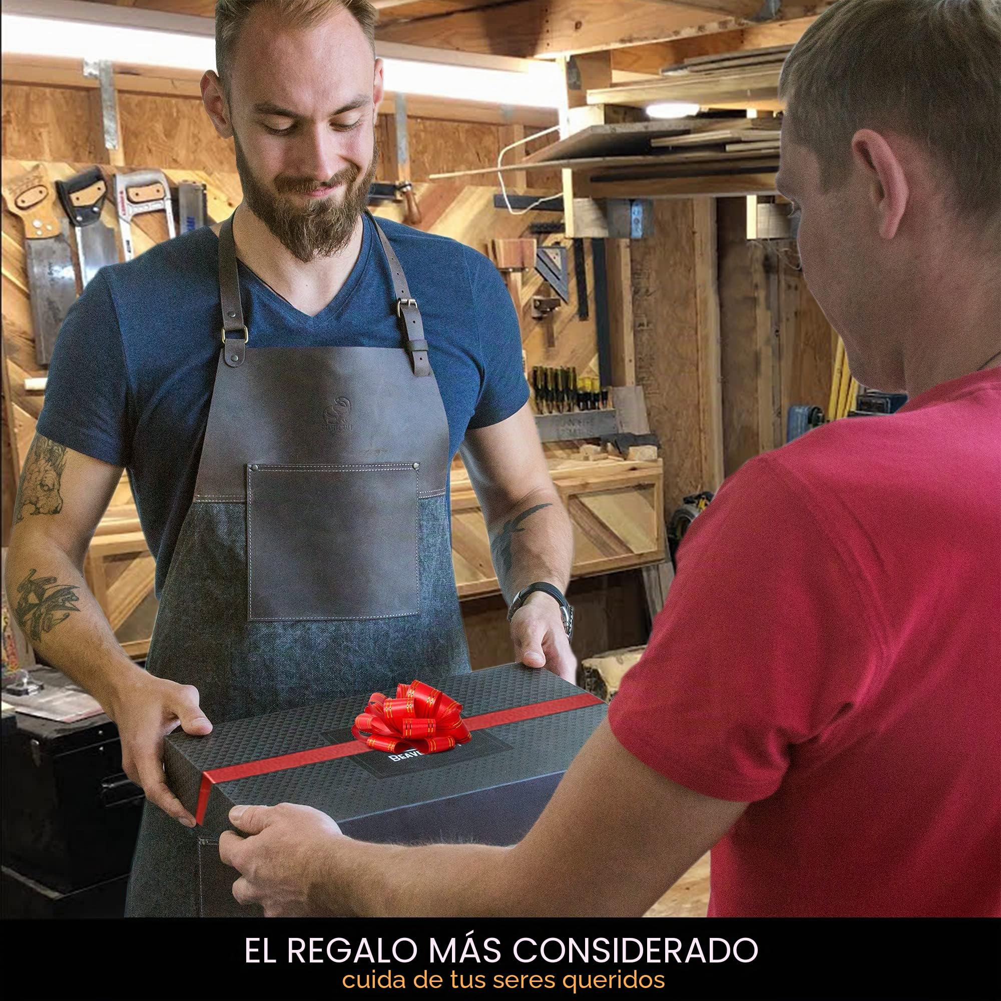 BeaverCraft, Juego de Tallado de Madera de Lujo S50X -Juego de Cuchillos de Tallado de Cucharas de Madera - Juego de Tallado de Madera para Principiantes y Profesionales (marrón)