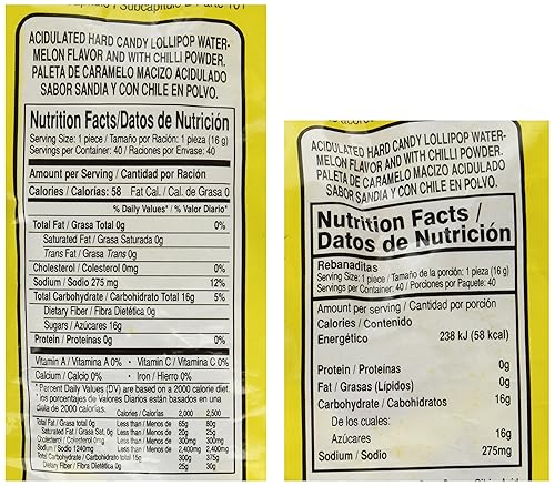 Miniatura 2 de Vero Rebanaditas Paletas Sabor Sandia Hard Candy Paletas cubiertas de chile 40 piezas