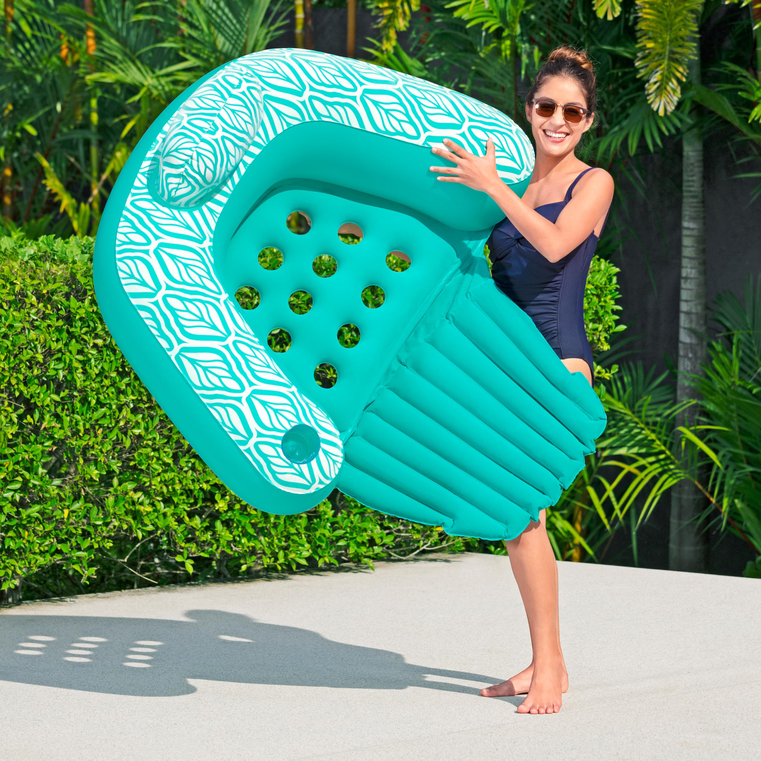 Bestway Poolsessel Comfort Plush Deluxe 145 x 120 cm