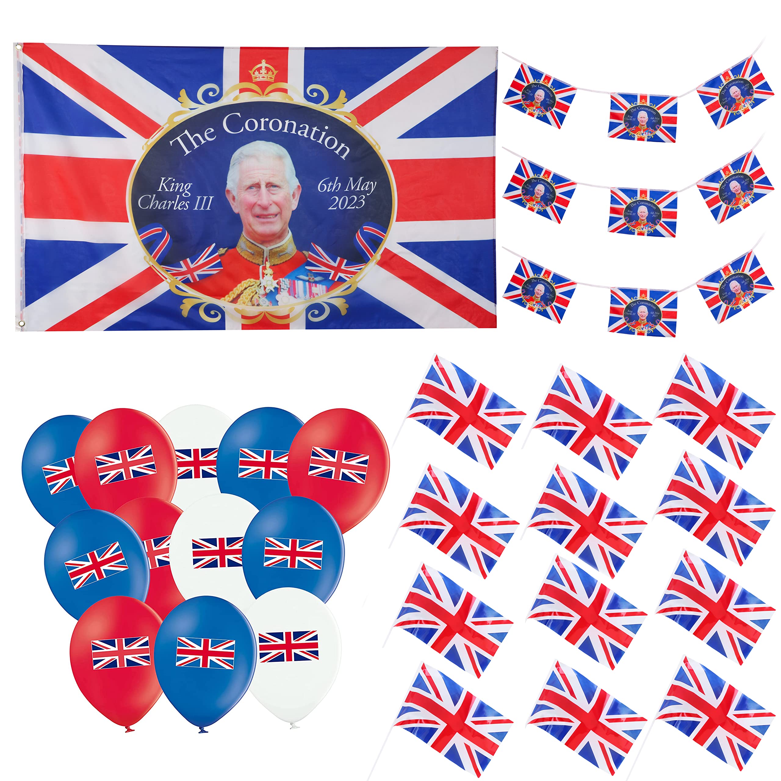 Toyland® 5 piedi X 3 piedi (150 cm X 91 cm) Queens Platinum Jubilee
