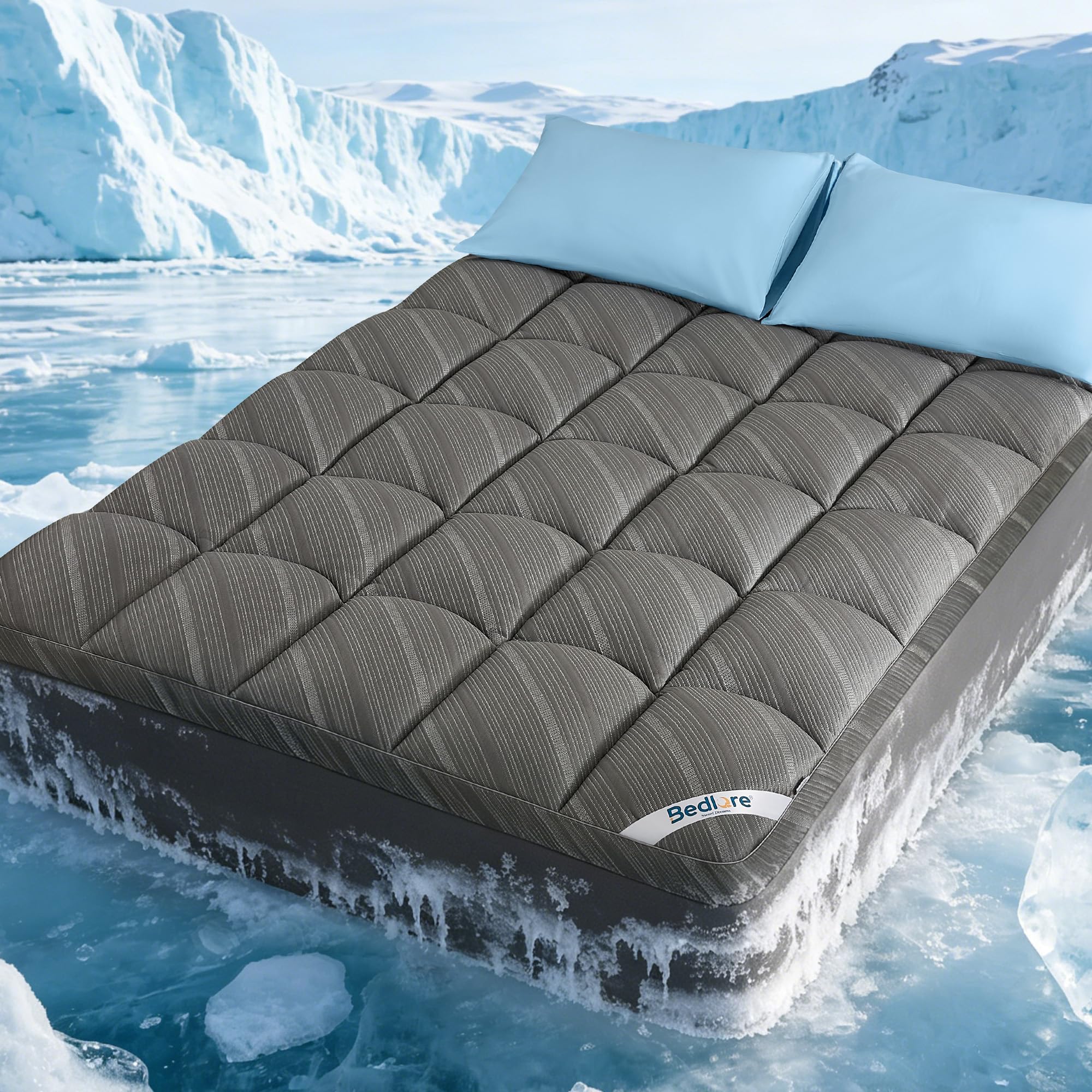 BEDLORE King Cooling Mattress Topper