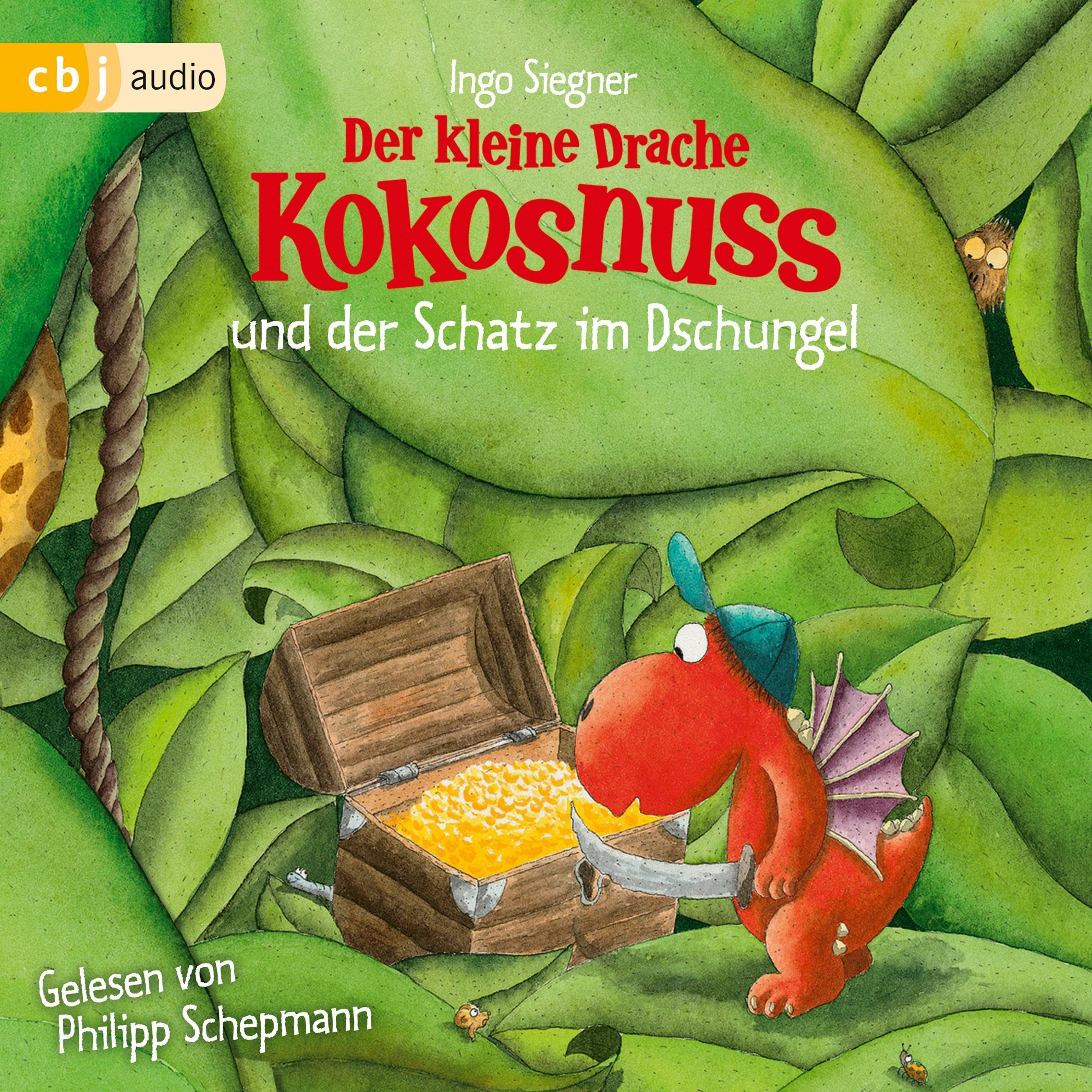 Cover art for Der kleine Drache Kokosnuss und der Schatz im Dschungel