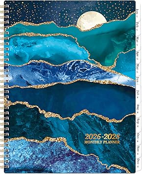 Monthly Planner/Calendar 2026-2028 - 2 Year Monthly Planner 2026-2028, 9" 11", Jul 2026 - Jun 2028, 24 Months, Tabs, Twin-Wire Binding, Holidays, Notes Pages