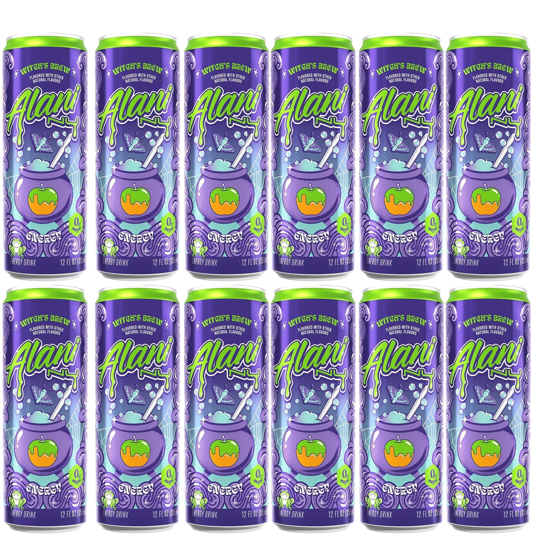 Alani Witch's Brew Energy Drink, Sugar Free, Low Calorie Energy Drinks ...