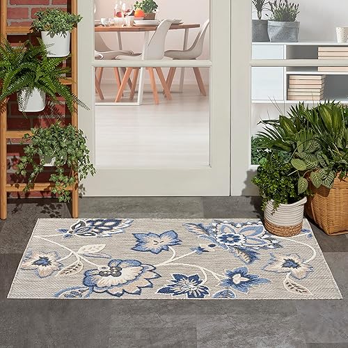 Miniatura 2 de Nourison Home Aloha - Alfombra moderna de 2 pies 8 pulgadas x 4 pies, fácil de limpiar, no se desprende, para dormitorio, sala de estar, comedor,