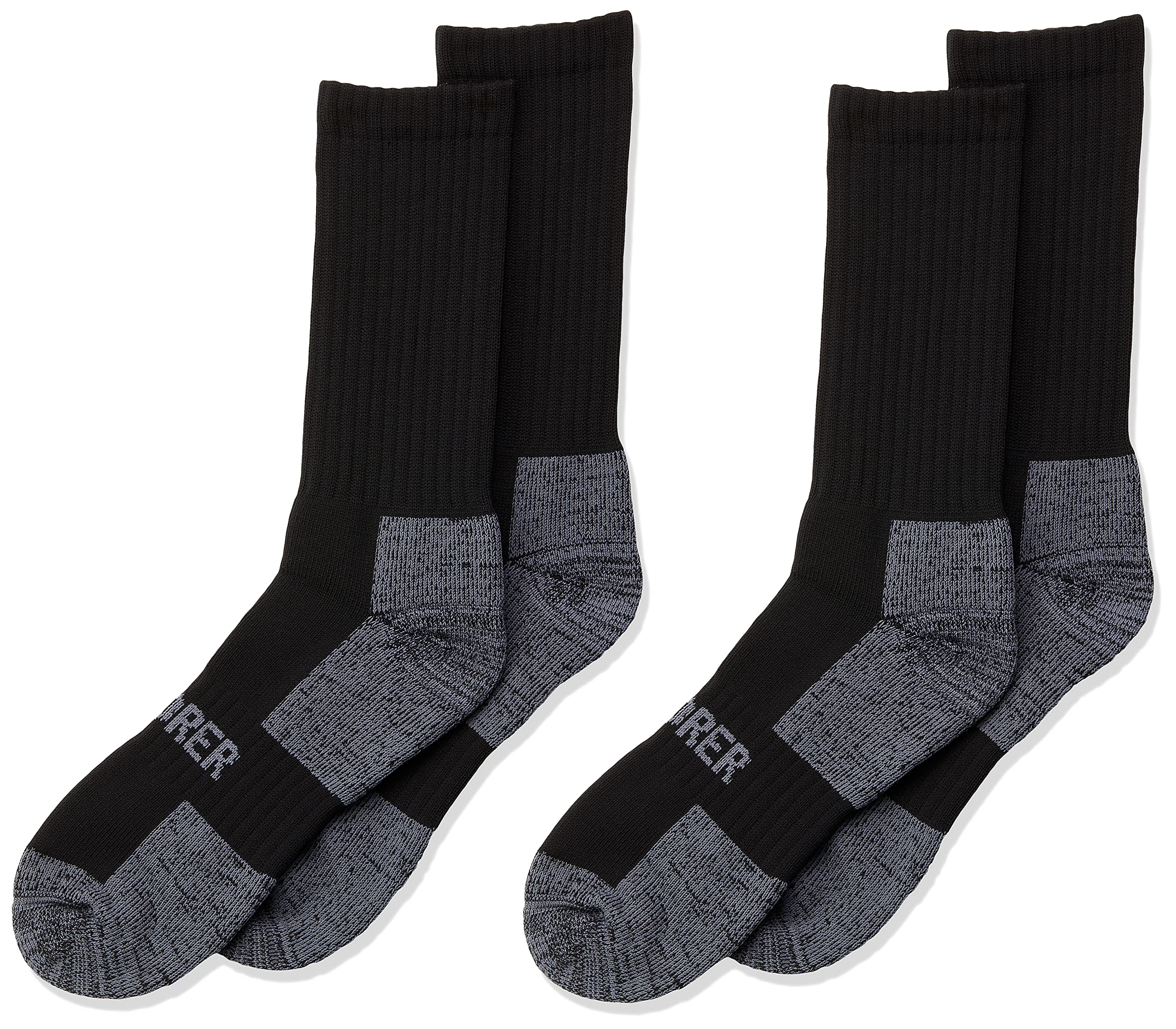Tough Work Dual Layer Crew Socks (2 Pack)