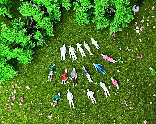 Miniatura 9 de DS. DISTINCTIVE STYLE Figuras sin pintar a escala 1100 100 piezas surtidas poses en miniatura para diseño arquitectónico, proyecto de decoración de