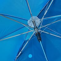 Umbrelă pentru copii Relaxdays cu motiv 3D de rechin, pentru băieți și fete, diametru 78 cm, umbrelă tip baston, albastru/gri 7