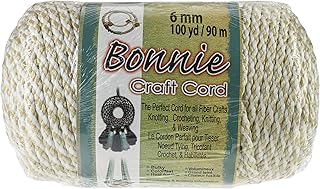 Bonnie Macrame Craft Cord 6mmX100yd - Oatmeal