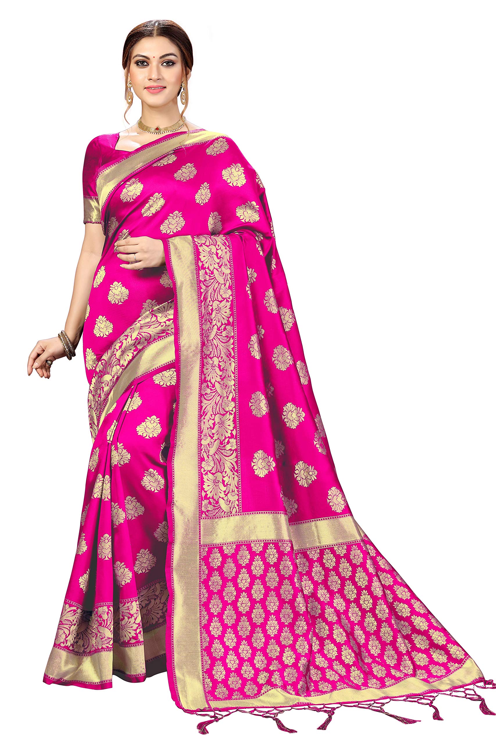 Nivah Fashion Banarasi Silk Kanjivaram Saree for Women