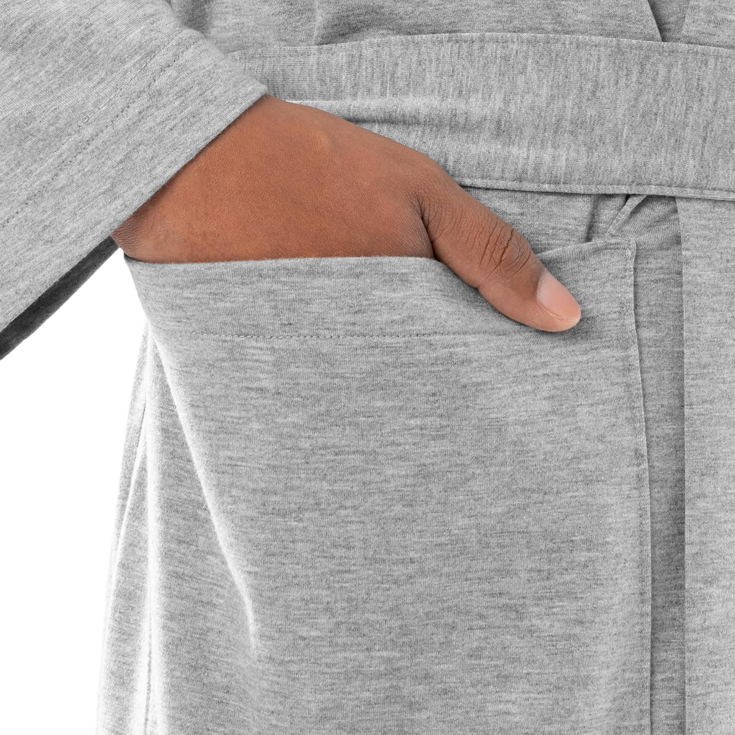 IZOD Men's Tri-blend Baby French Terry Robe - Image 5