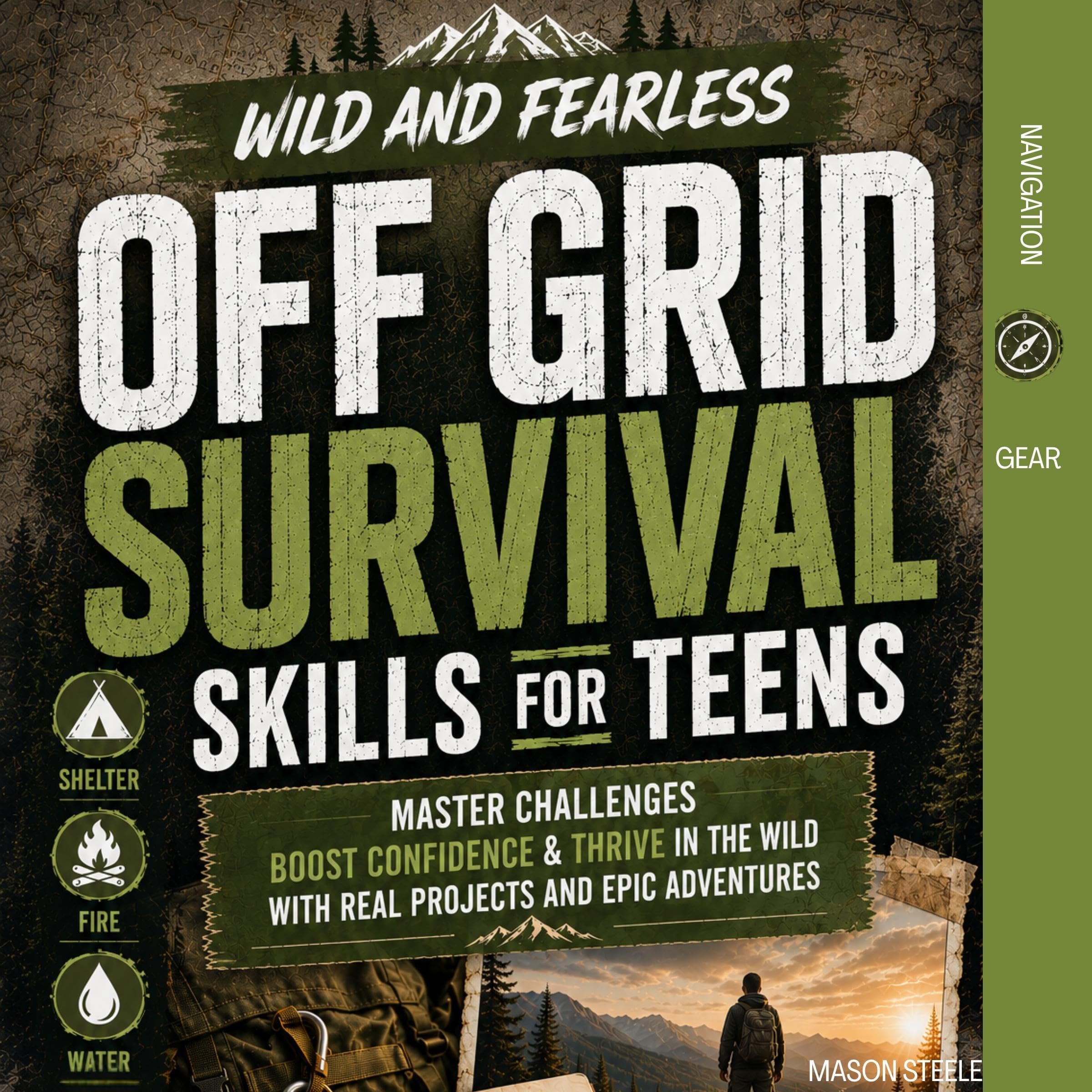 Cover art for Wild and Fearless Off-Grid Survival Skills for Teens
