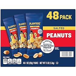 Planters Salted Peanuts (48 1-ounce packs)