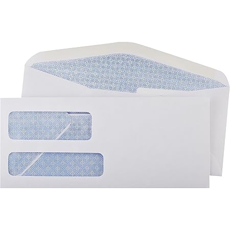 Amazon.com : 500#8 Double Window Self Seal Security Envelopes - for ...