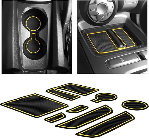 CupHolderHero Compatible con accesorios para Chevy Camaro 2010-2024, insertos de primera calidad para portavasos, antipolvo y antideslizantes para