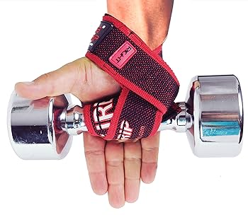 ネオプレンパッド 手首サポート リフティングストラップ ウェイトリフティング Amazon | Grip Power Pads プロレベル コットンリフティング