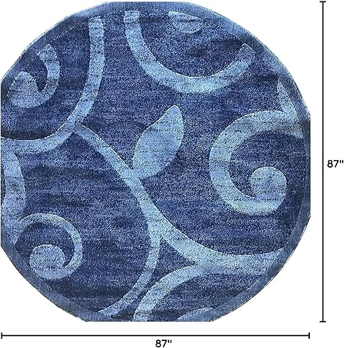 Miniatura 9 de Americana Alfombra moderna de pasillo largo contemporánea, color marrón y negro, diseño King 154 (32 pulgadas x 15 pies 10 pulgadas)