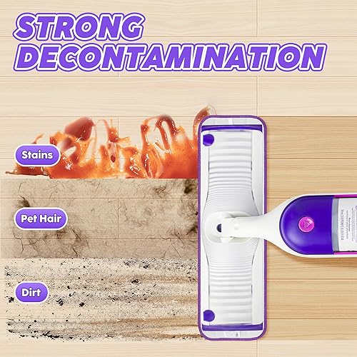 Miniatura 5 de Almohadillas reutilizables para trapeador compatibles con Swiffer PowerMop, almohadillas de repuesto de mopa de microfibra, repuestos lavables para