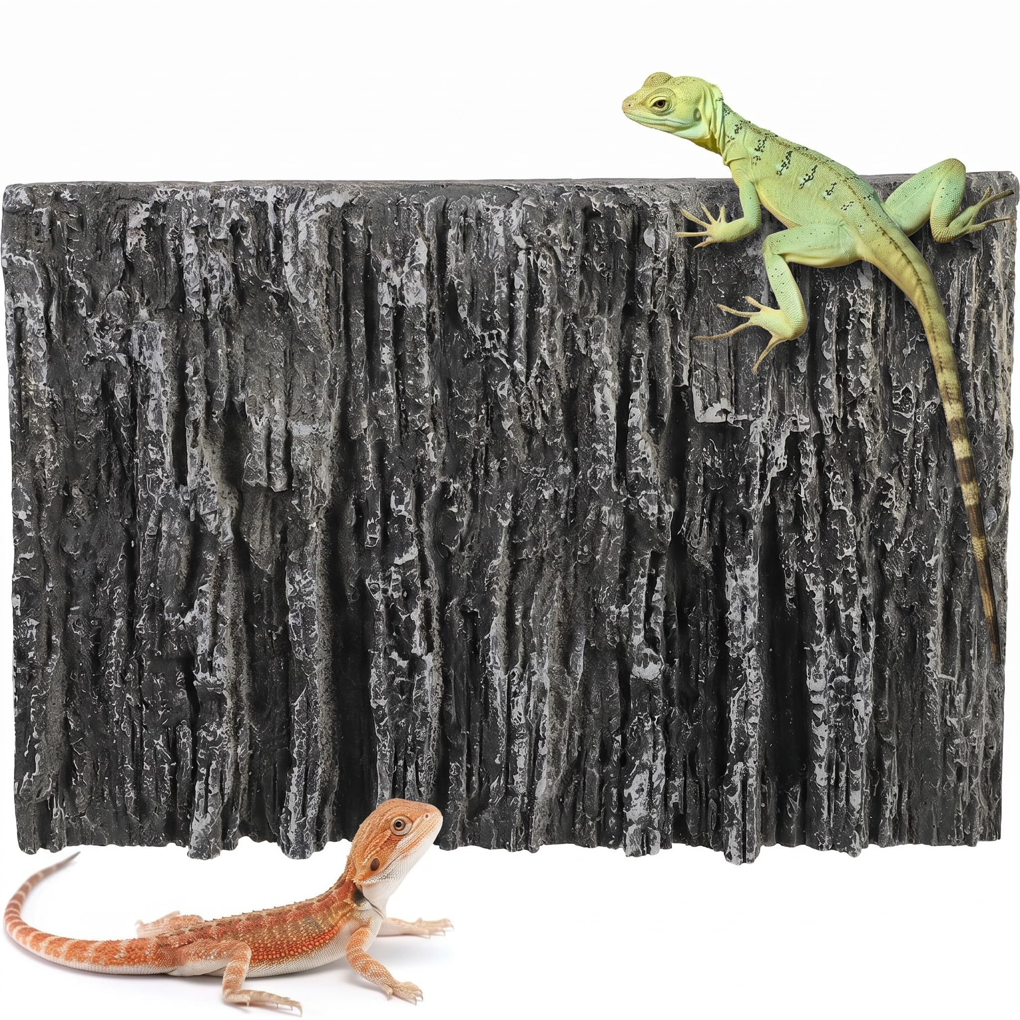 FOMIYES Sfondo Roccia Acquario 3D Sfondo Terrario Sfondo 3D Fish Tank Sfondo Parete Pesce Habitat Decorazione Terrario Habitat Sfondo Animale Lucertola Strisce Verticali Pu