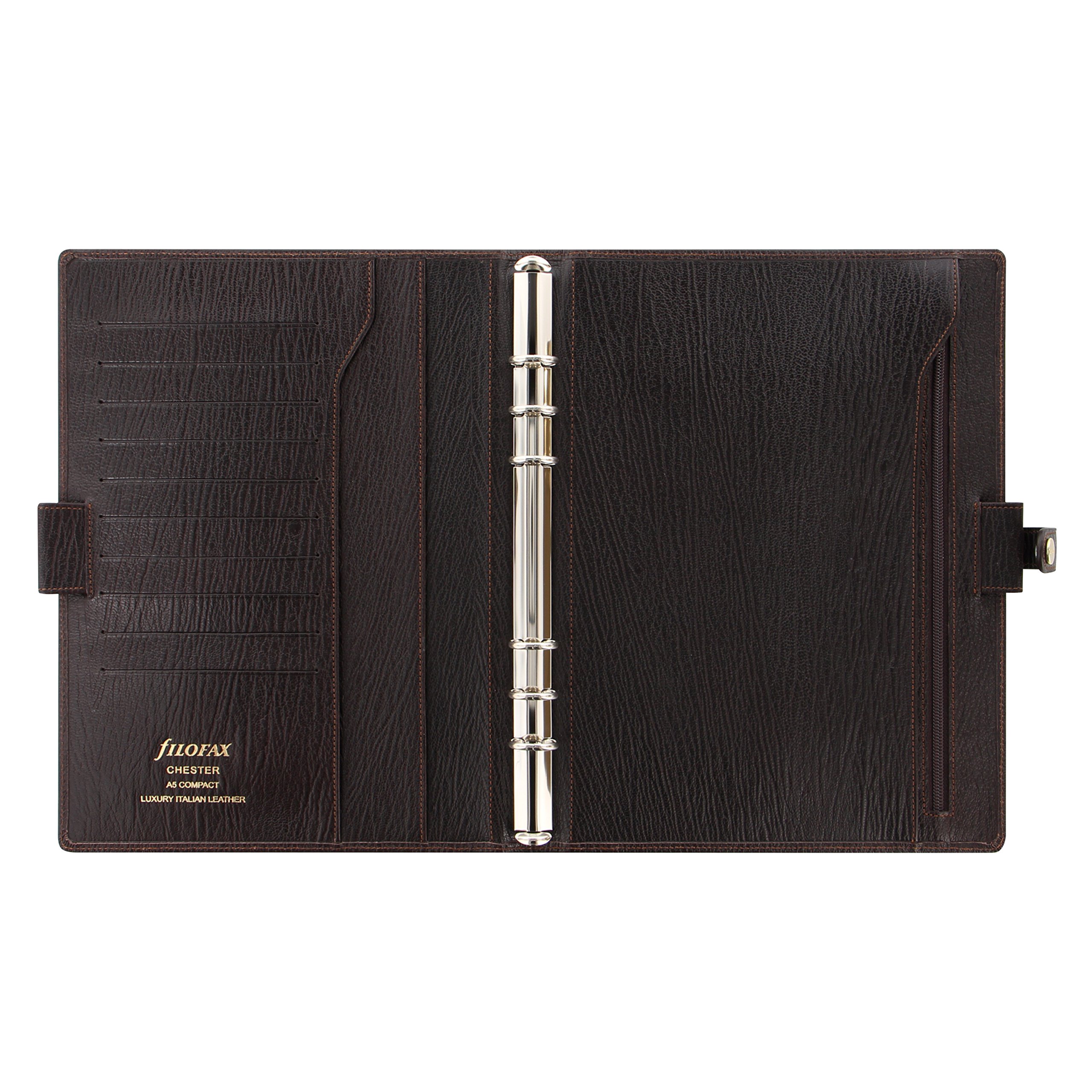 Amazon.com : Filofax 028501 Chester Personal Organizer, A5, Brown 