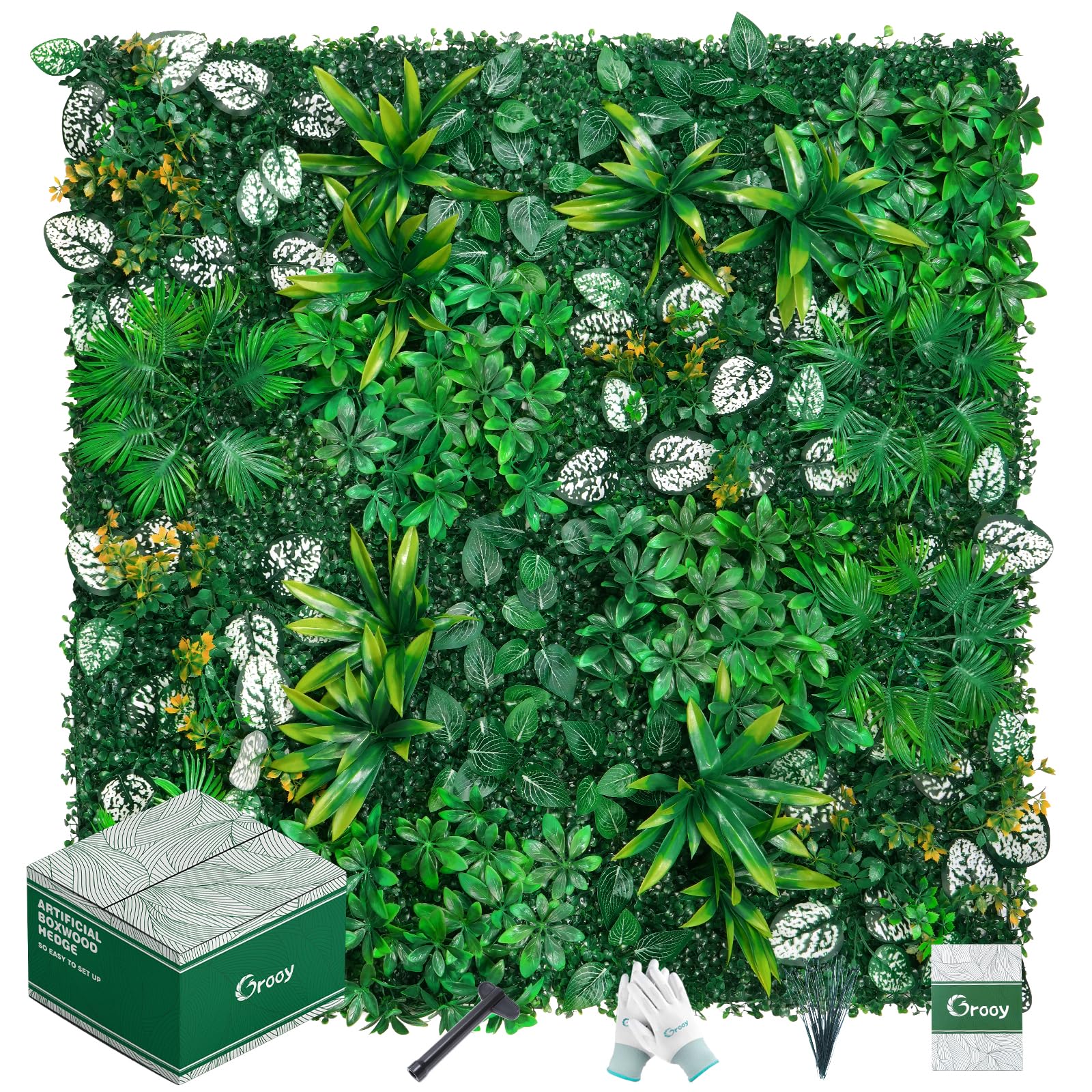 Grooy Artificial Hedge Grass Wall