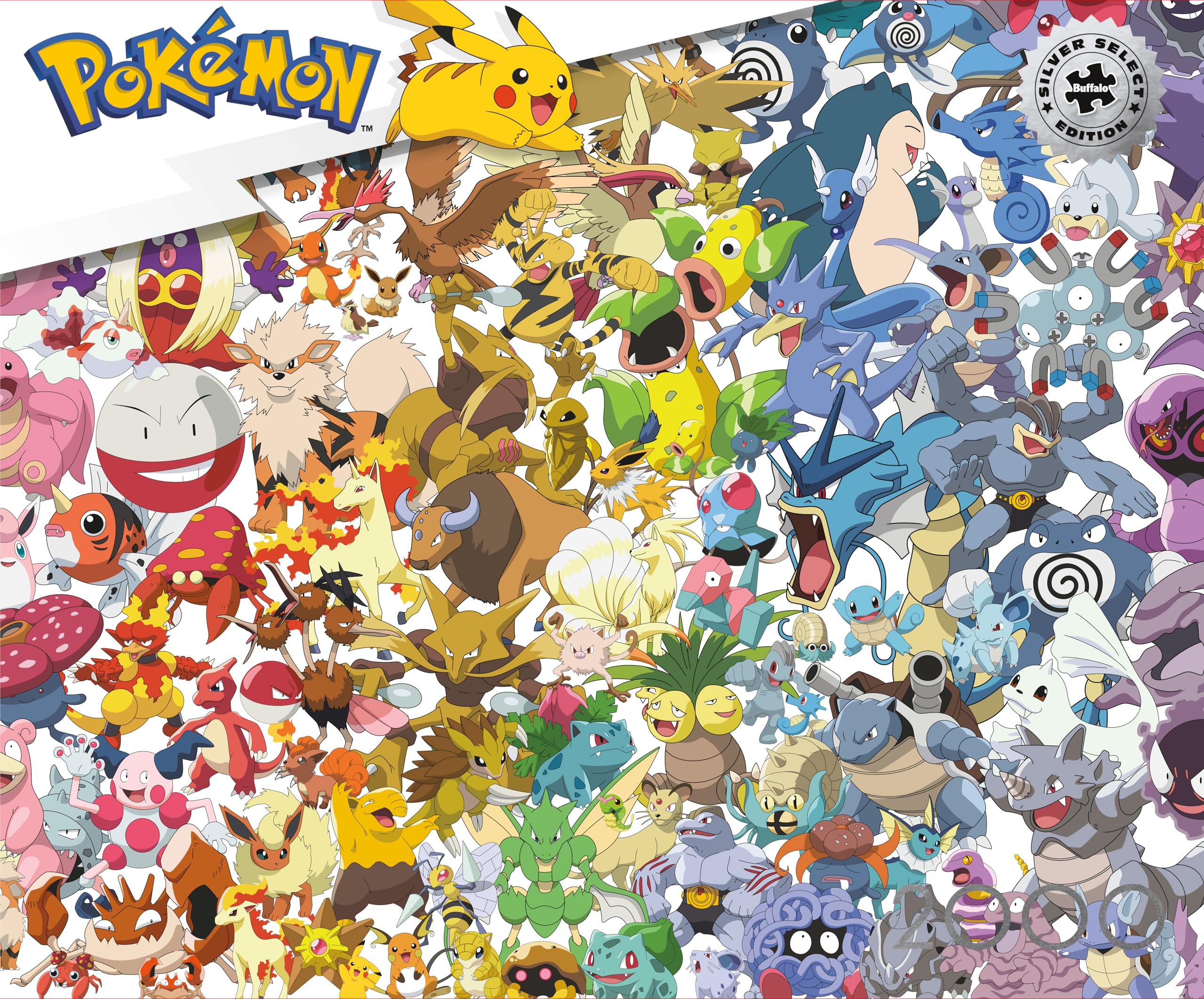 トップス 00s archive BUFFALOBOBS 4way best Buffalo Games – 2000 Piece Pokémon Silver Select Kanto 151 Jigsaw