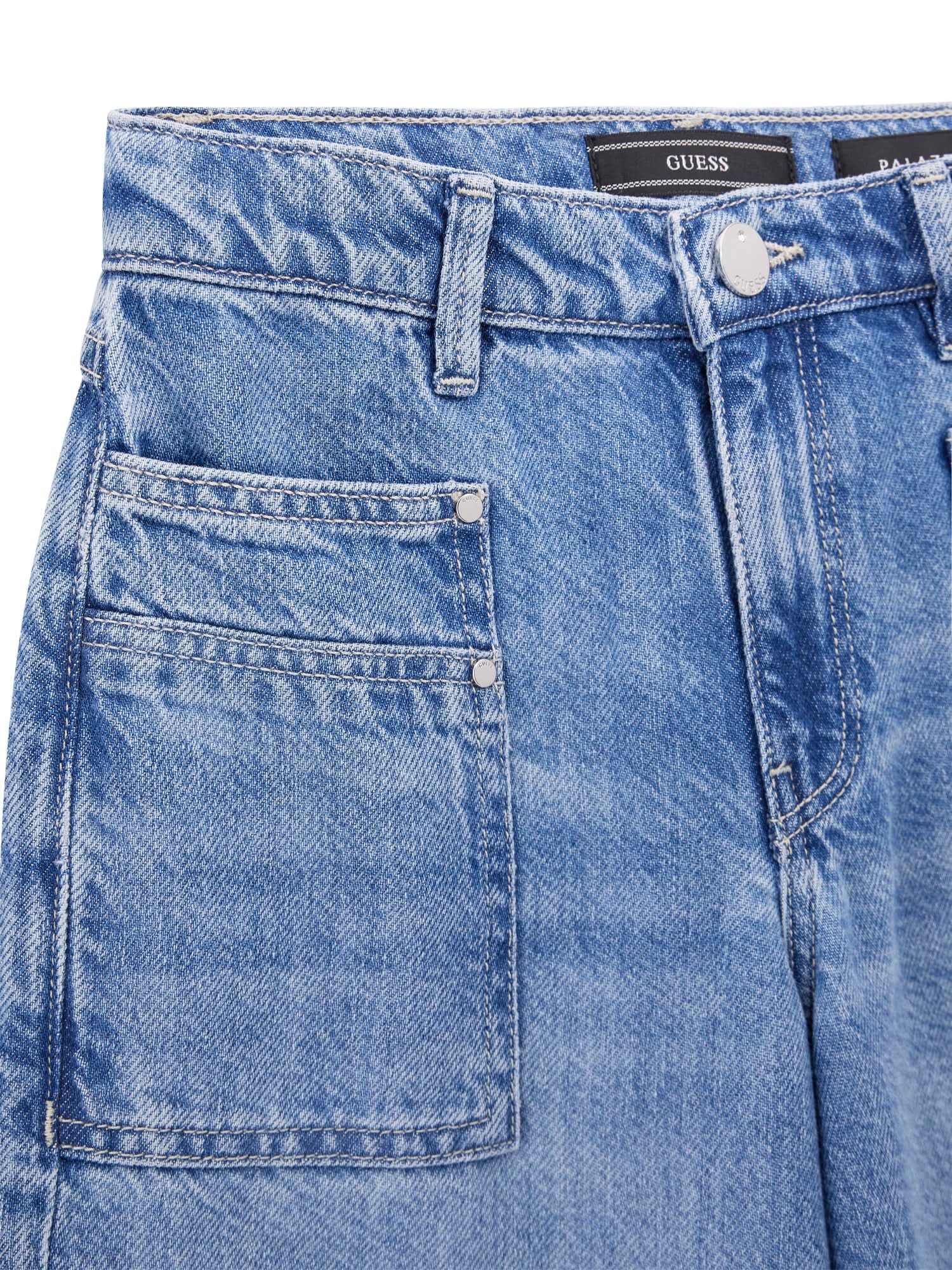 GUESS Jeans per Bambine e Ragazze Denim Lavato 14 Anni (164cm)