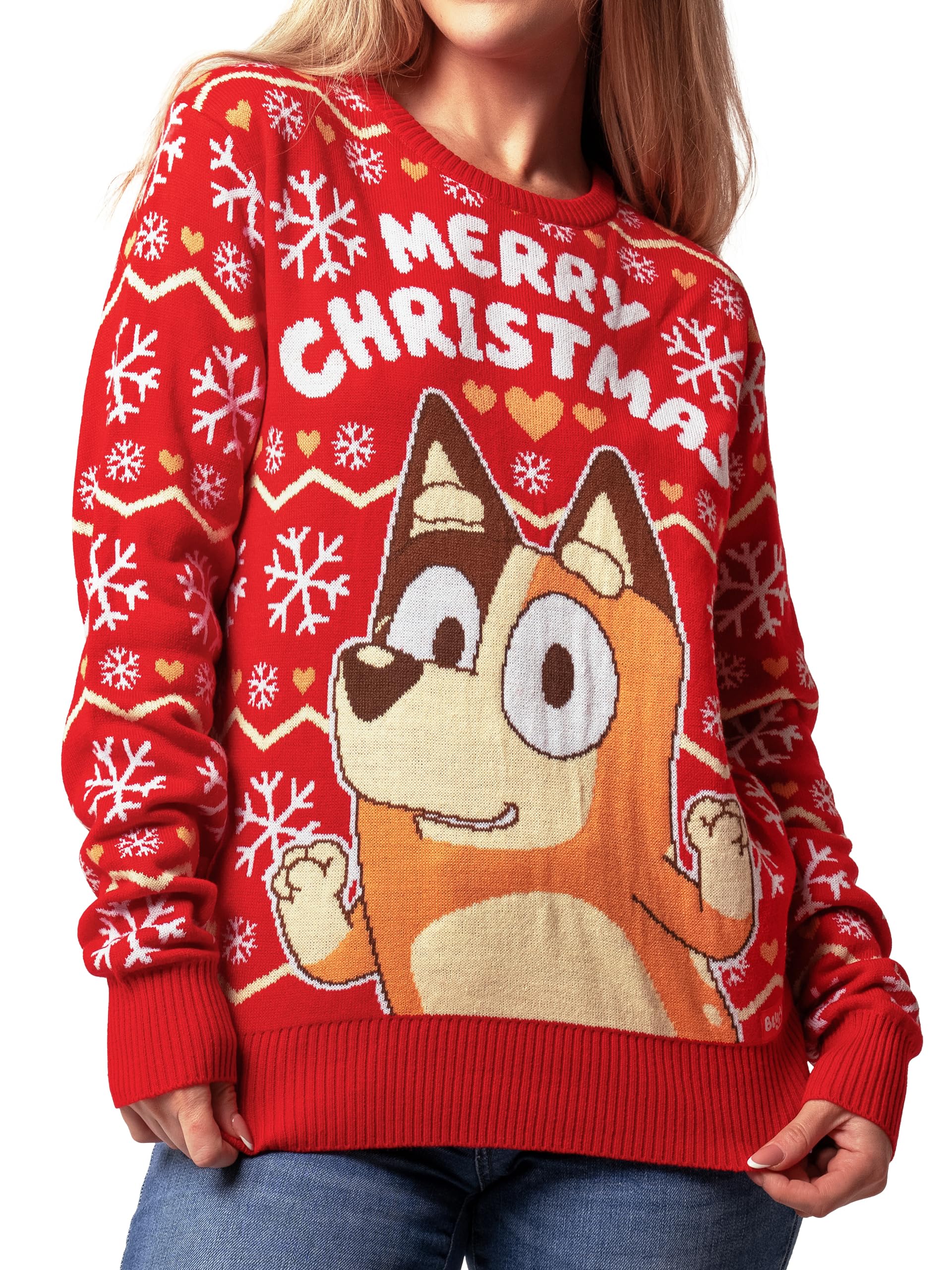 Bluey Mum Jumper, Chilli Christmas Jumper for Women, Womens Christmas Jumpers, Medium
