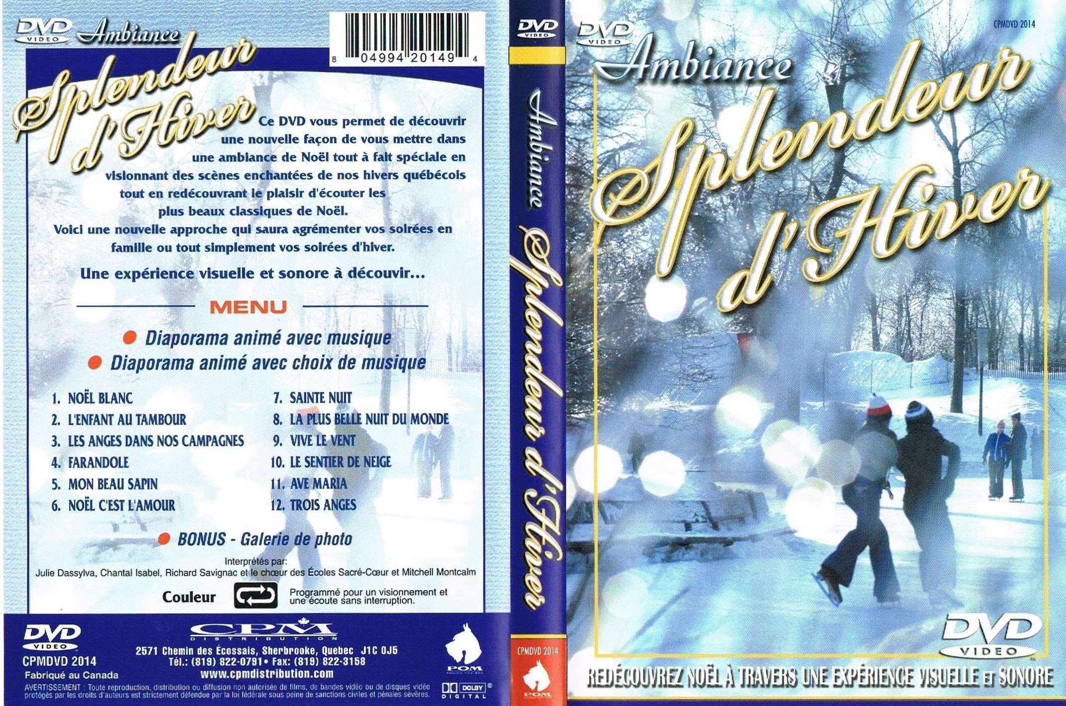 Ambiance Splendeur D'hiver - Diaporama animé avec choix de musique [DVD]