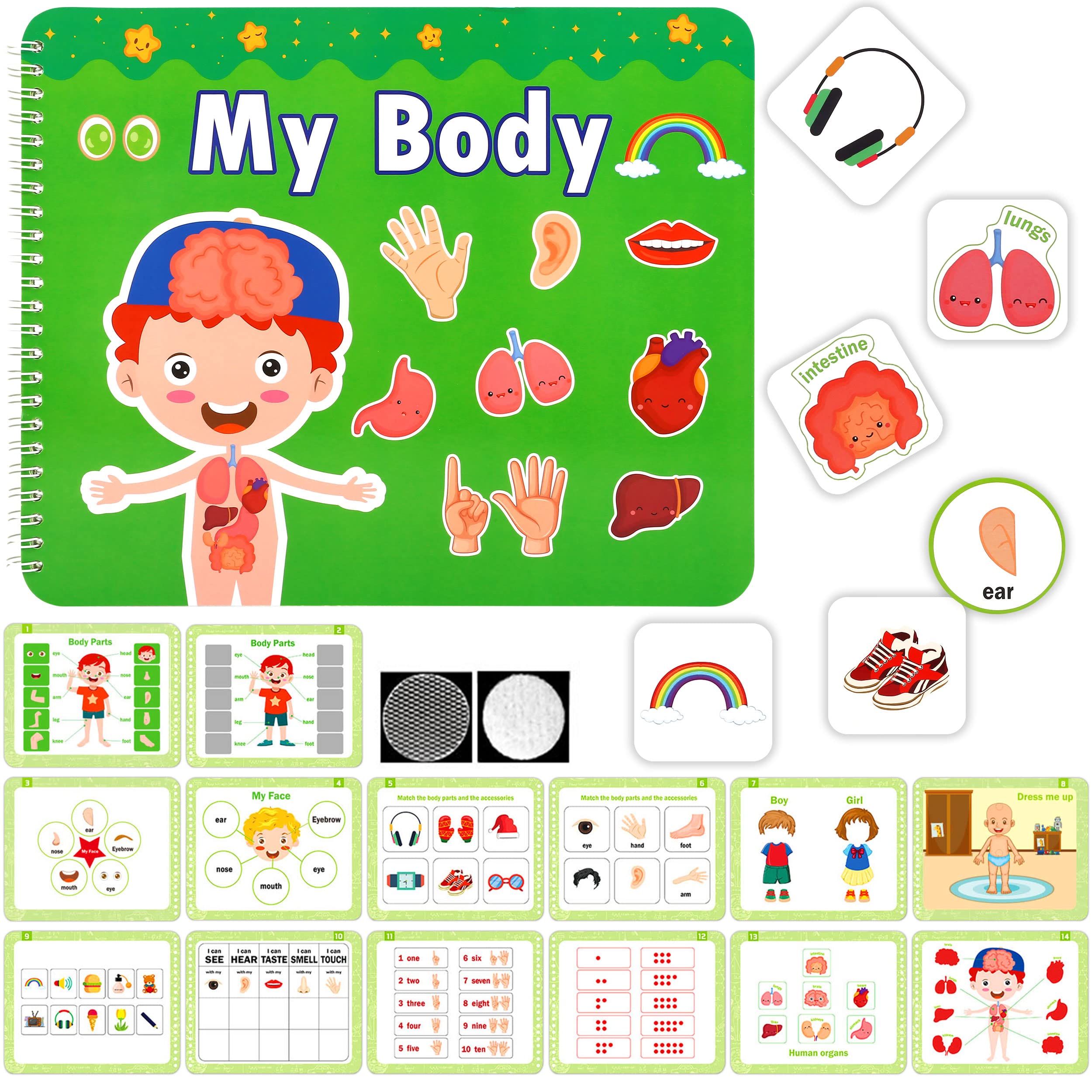 Buy Preschool Learning Activity Busy Book, 2022 Newest Montessori Busy