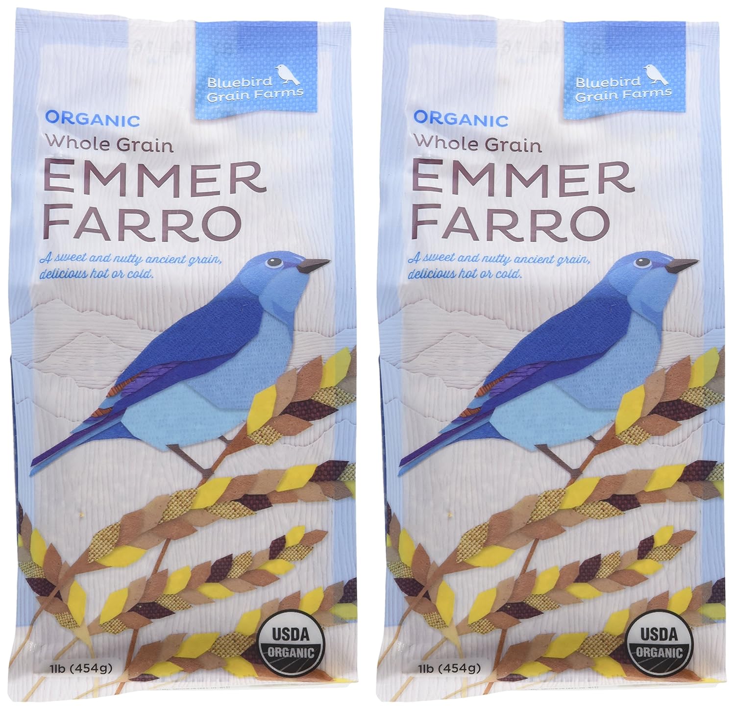 Certified Organic Heirloom Wheat Whole Grain Emmer Farro