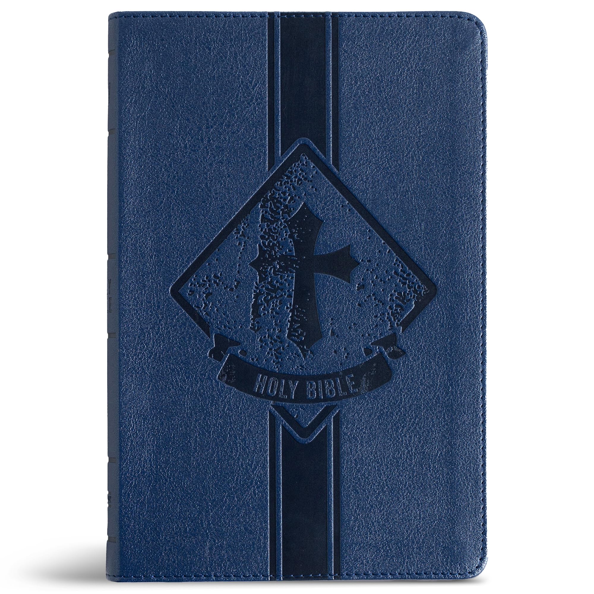 KJV Kids Bible, Thinline Edition, Navy LeatherTouch, Red Letter, Pure Cambridge Text, Presentation Page, Study Helps for Children, Full-Color Inserts
