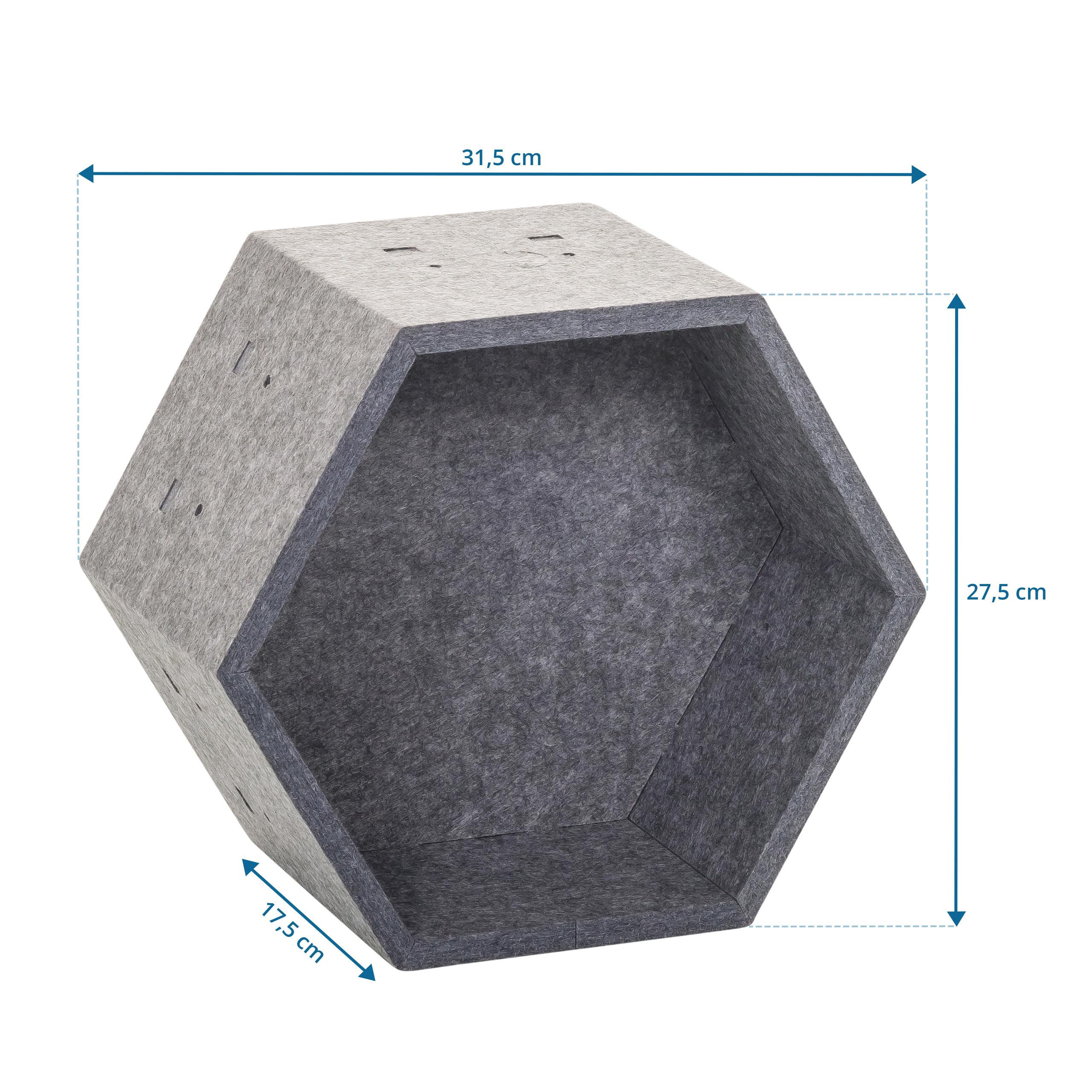 hjh OFFICE Akustik Schallabsorber FLEXMIUT Store S Trennwandelement aus schallabsorbierendem Material, Grau