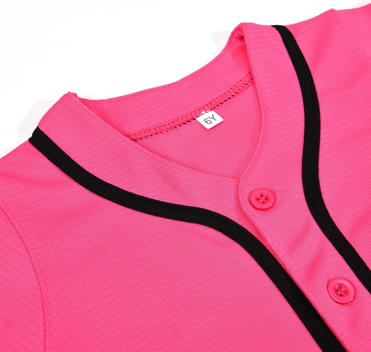 Kids Baseball Jersey Button Down Hip Hop Personalized Sport T Shirts Tops Baseball Shirt for Boys Girls Toddler 2T-12Y - Image 3